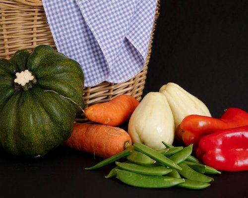 Fresh organic food for healthy male nutrition